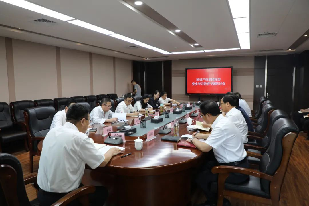 陜建產(chǎn)投集團(tuán)黨委召開黨史學(xué)習(xí)教育專題研討會丨堅(jiān)定發(fā)展信心?積極推動黨史學(xué)習(xí)教育取得實(shí)效